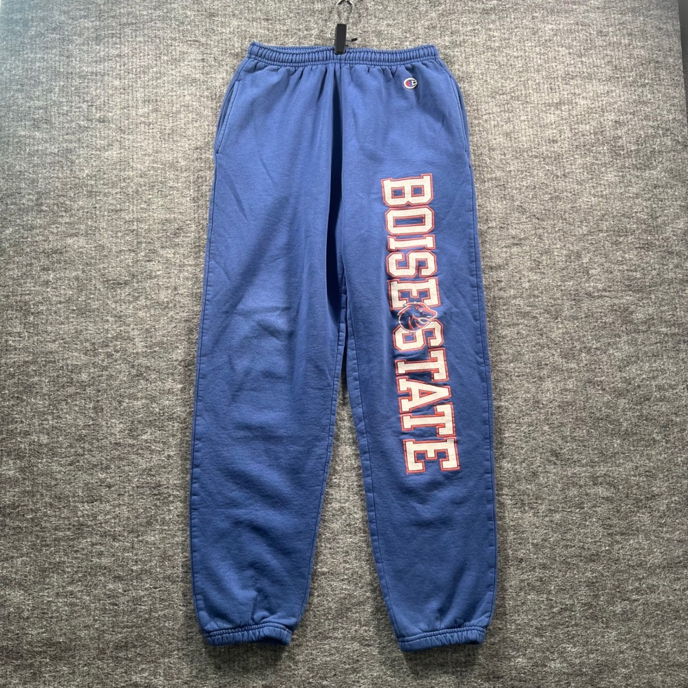 Champion Boise State Broncos Blue Sweatpants Joggers Mens Medium